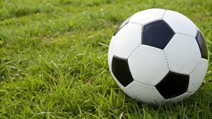 Obraz premium Soccer Ball on Grass