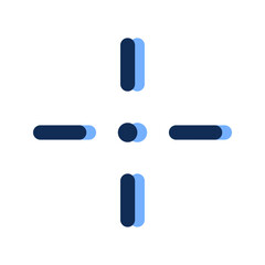 target filled line icon