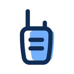 walkie talkie filled line icon