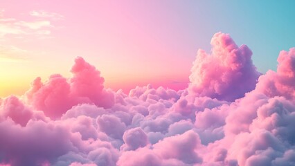 pink clouds in the sky
