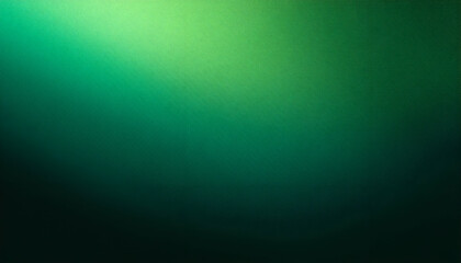 Obraz premium Green gradient background grainy glowing light and dark backdrop noise texture effect banner header design copy space