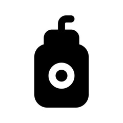 face cleanser glyph icon