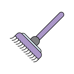 mop lineal color line icon with white background vector stock illustration
