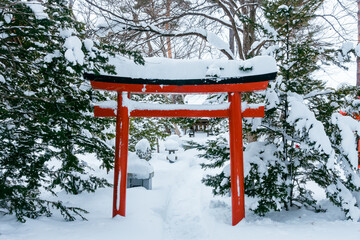Inari Shrine hidden in a small corner of the woods