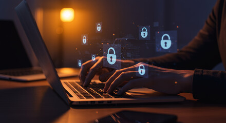 Cyber Security: Protecting Your Data Online. Secure Computing, Network Safety, Hacker Prevention & Digital Privacy Tips.