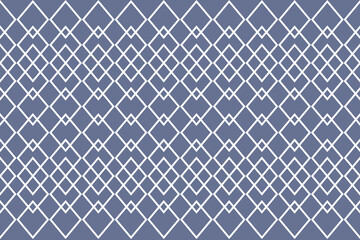 Seamless geometric pattern with hexagon grid line, modern triangle repeats background vector.	