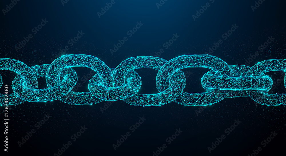 Aufkleber ** digital blockchain: secure network of linked data, cryptocurrency & technology | connection, secu