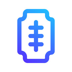 Obraz premium razor gradient icon