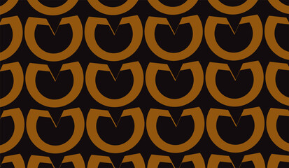 Fototapeta premium Front view of black background with geometric shapes 3d