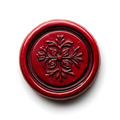 Seal Stamp Isolated on White Background