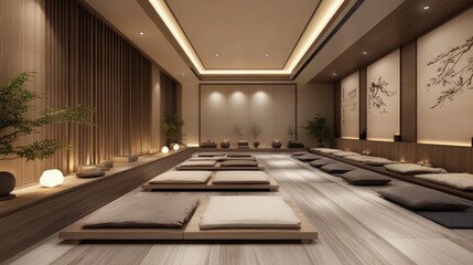 Serene Zen Meditation Room Interior Design