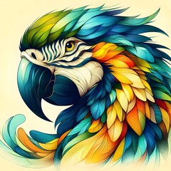 Obraz premium blue and yellow macaw