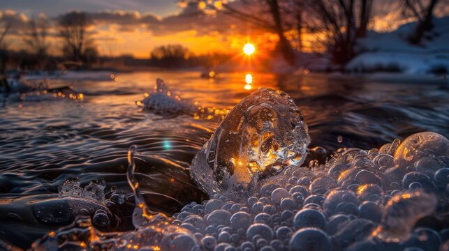 A creative moment of camera capturing moment, freezing a fleeting second in stunning clarity,