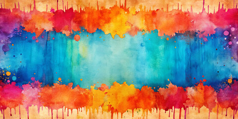 This artwork showcases a stunning blend of bright oranges, pinks, and blues, with fluid patterns that create an engaging visual experience, perfect for decoration or inspiration