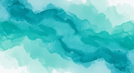 abstract blue and green watercolor background