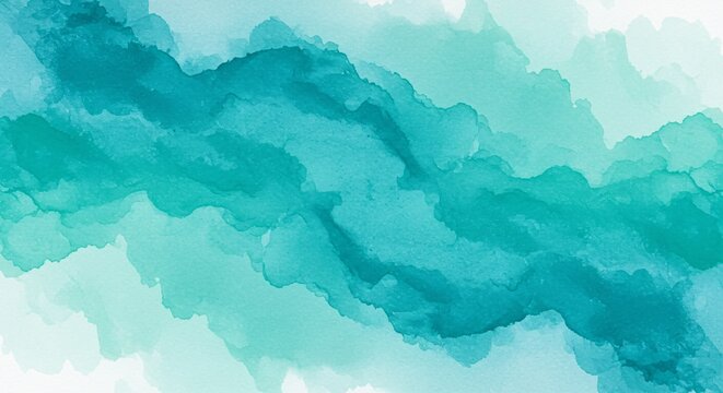 abstract blue and green watercolor background