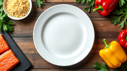 fresh vegetables on a plate