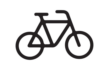 bicycle icon, Bike Icon of a bicycle on a white backdrop.Flat bicycle icon as symbol for web page design sity transport or sport travel. Vectoreps 10 