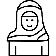 Hijab Woman Icon
