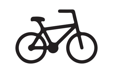 bicycle icon, Bike Icon of a bicycle on a white backdrop.Flat bicycle icon as symbol for web page design sity transport or sport travel. Vectoreps 10 