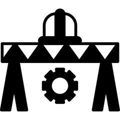 Obraz premium Under Construction Icon