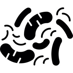 Obraz premium Gut Bacteria Icon