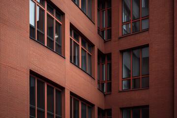 Brick Building Facade