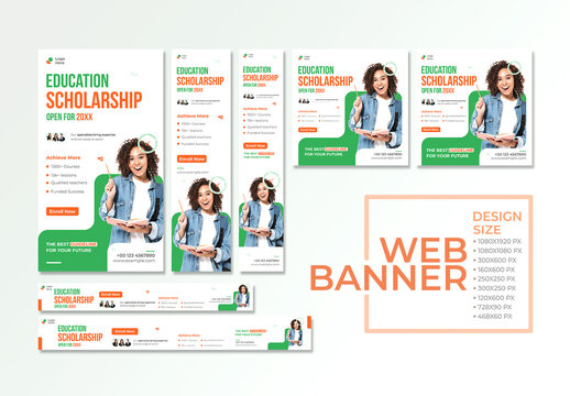 Scholarship Program Web Banner Design
