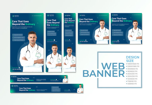 Medical Health Web Banner Template