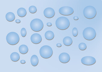 Blue water drop background
