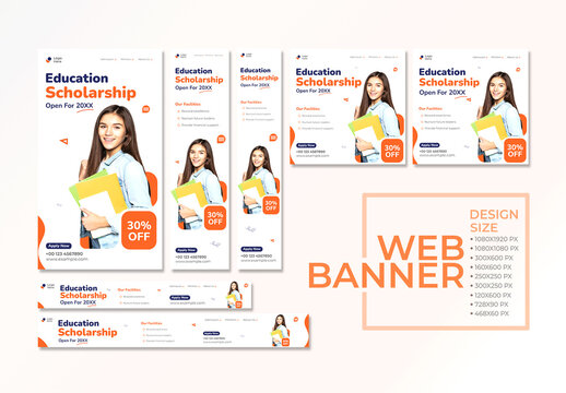 Scholarship Program Web Banner Design