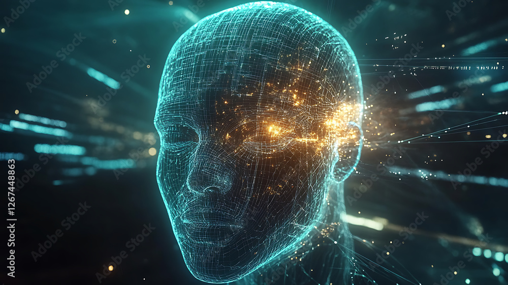 Poster ai technology and machine learning innovation in digital human representation virtual environment fu