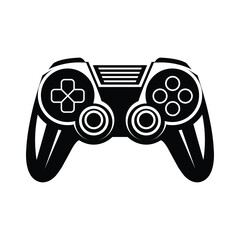 Gaming Controller Silhouette Vector Clipart Design
