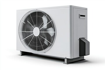 Modern air source heat pump unit for energy-efficient heating and cooling