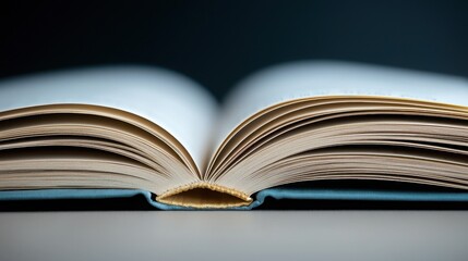 Obraz premium Inspiration from book pages turning closeup view still life