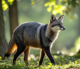 Fototapeta premium red fox in the wild