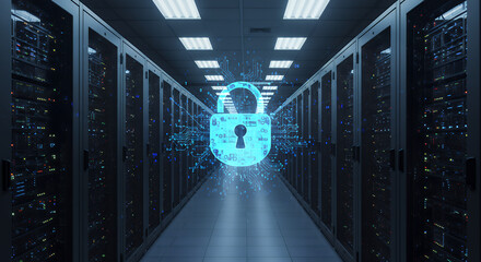Secure Data Center: Protecting Digital Information with Advanced Cyber Security, Server Room Security, Data Protection, and Information Technology Infrastructure