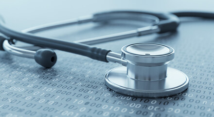 Digital Health: Stethoscope on Binary Code - Medical Technology & Data Integration