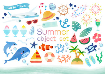 Summer Object Set 004