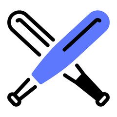 This Bat icon is suitable for Baseball Sport
