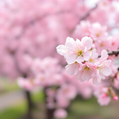 pink cherry blossom