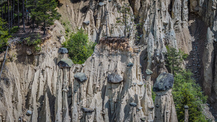 Erdpyramiden Percha in Südtirol