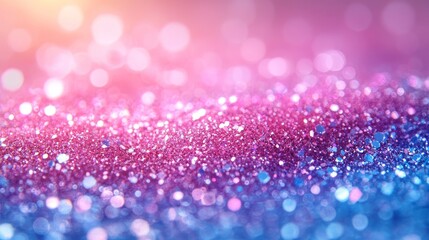 Abstract pink and blue glitter texture background.