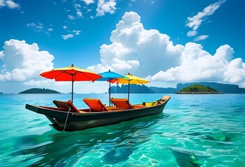 Fototapeta premium boat pontoon