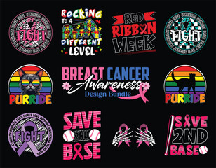 Breast Cancer Awareness Vector Bundle 