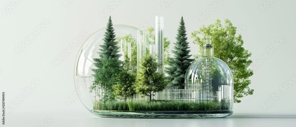 Aufkleber net zero efficiency neutrality. green hydrogen production for net zero energy transition image.