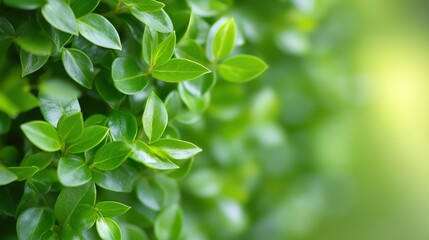 Obraz premium close up of green leaves