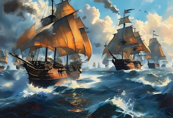 Obraz premium warfare battlefield