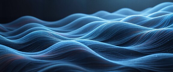 Obraz premium Mystical Ocean Waves Digital Art