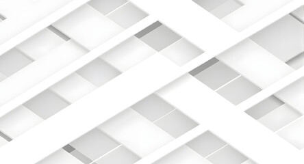 Abstract White Geometric Pattern Background